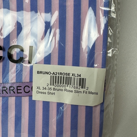 Ferrecci Bruno Rose Slim Fit men’s XL Dress shirt - Picture 3 of 5